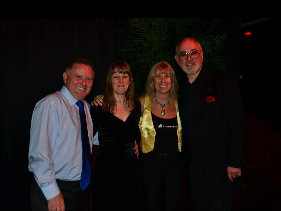 Mike/Tracie with Jill Robinson & Peter Egan