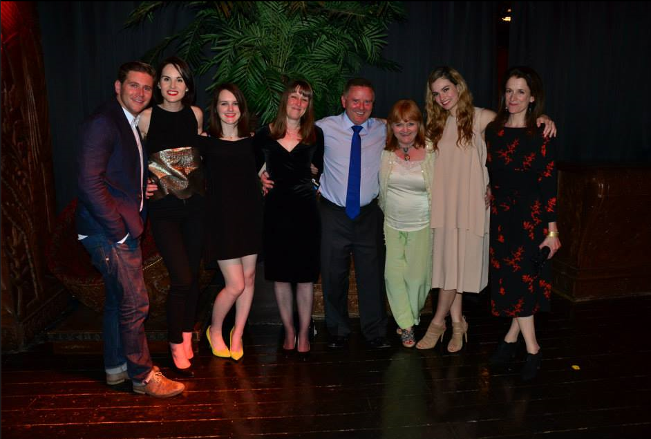 Mike/Tracie with cast of Downton Abbey